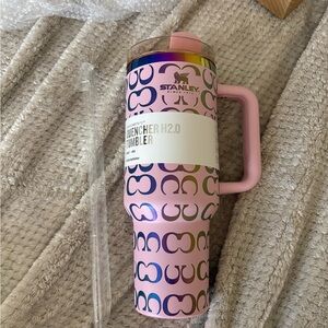 Stanley Pink Quencher Tumbler with Handle